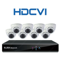 1080P / 720p Hdcvi IR Câmeras de CFTV Fornecedores Câmera de segurança com 8CH DVR Kit